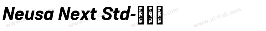 Neusa Next Std字体转换 Neusa Next Std字体转换